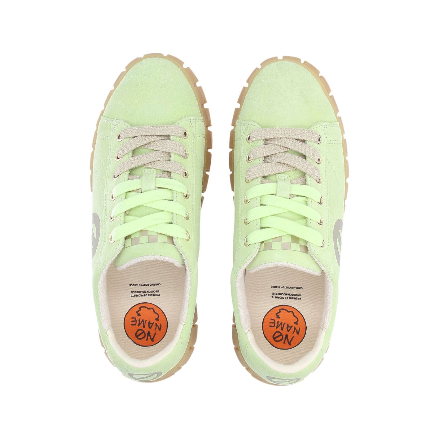 PLAY SNEAKER W - SUEDE/PRINT - GREEN/GOLD